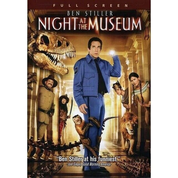 Night at the Museum (DVD, 2007, Full Frame) Ben Stiller, Robin Williams - Picture 1 of 12